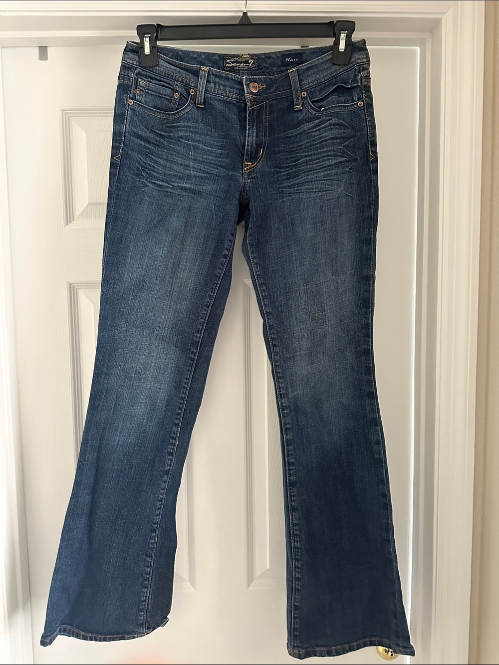 (SEVEN)Dark Blue Women's Bootcut Jeans